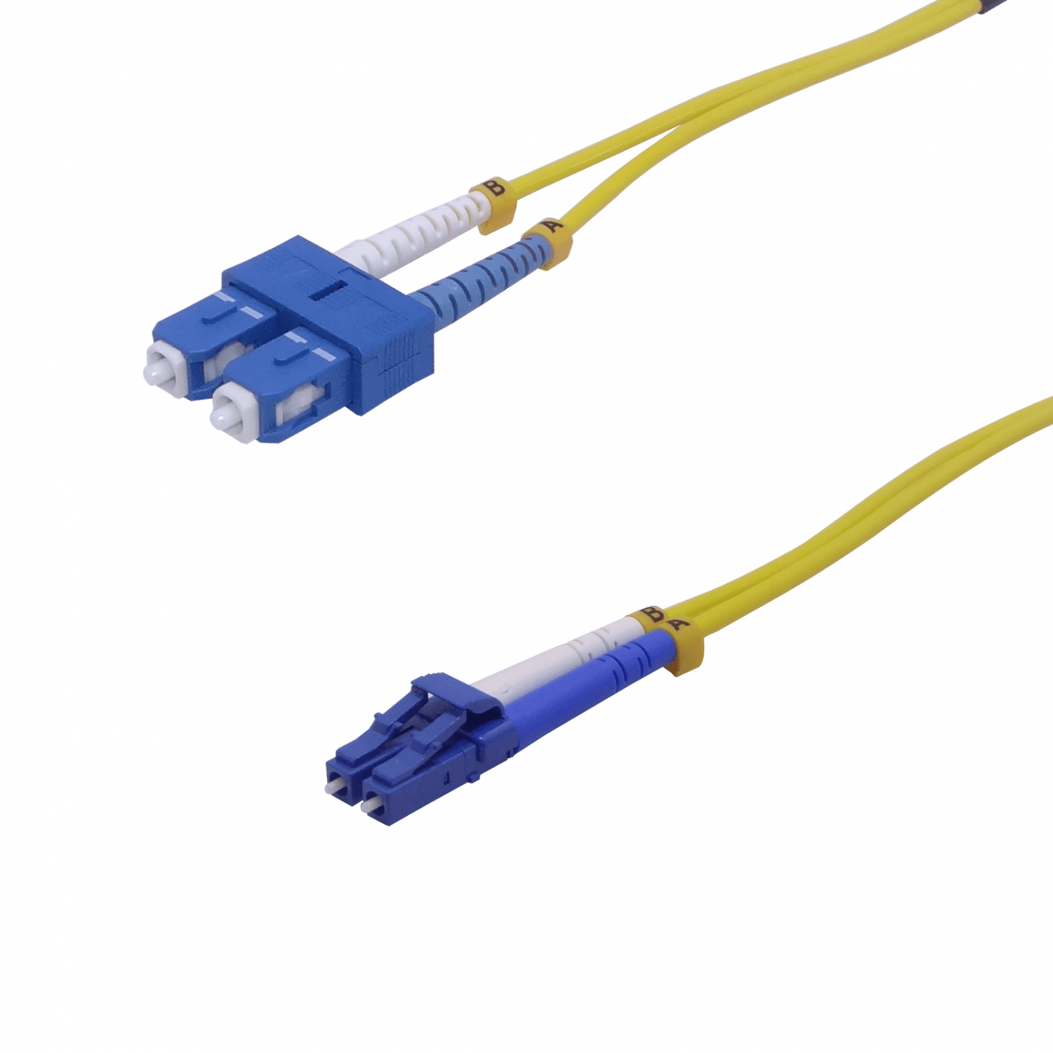 15mt LC-SC/UPC MonoModo SM Duplex Jumper Cable Fibra 9/125um 3mm 3
