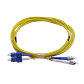 3mt SC-FC MonoModo SM Duplex Jumper Cable Fibra 9/125um 3.0mm - Miniatura 1