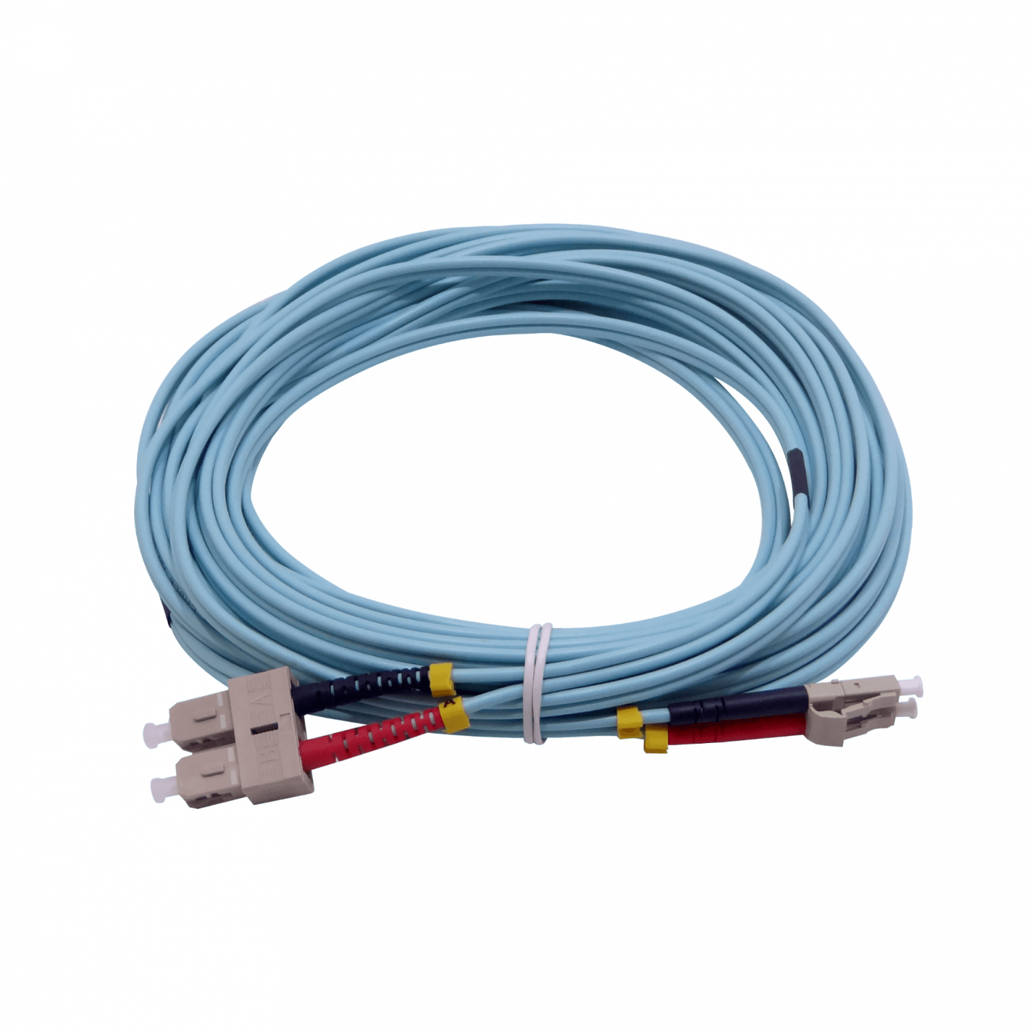 10mt LC-SC OM3 MultiModo MM Duplex Jumper Fibra 50/125um 3.0mm LSZH 2