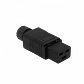 Enchufe Hembra C19 Volante 16A Negro para UPS de alta potencia - Miniatura 1