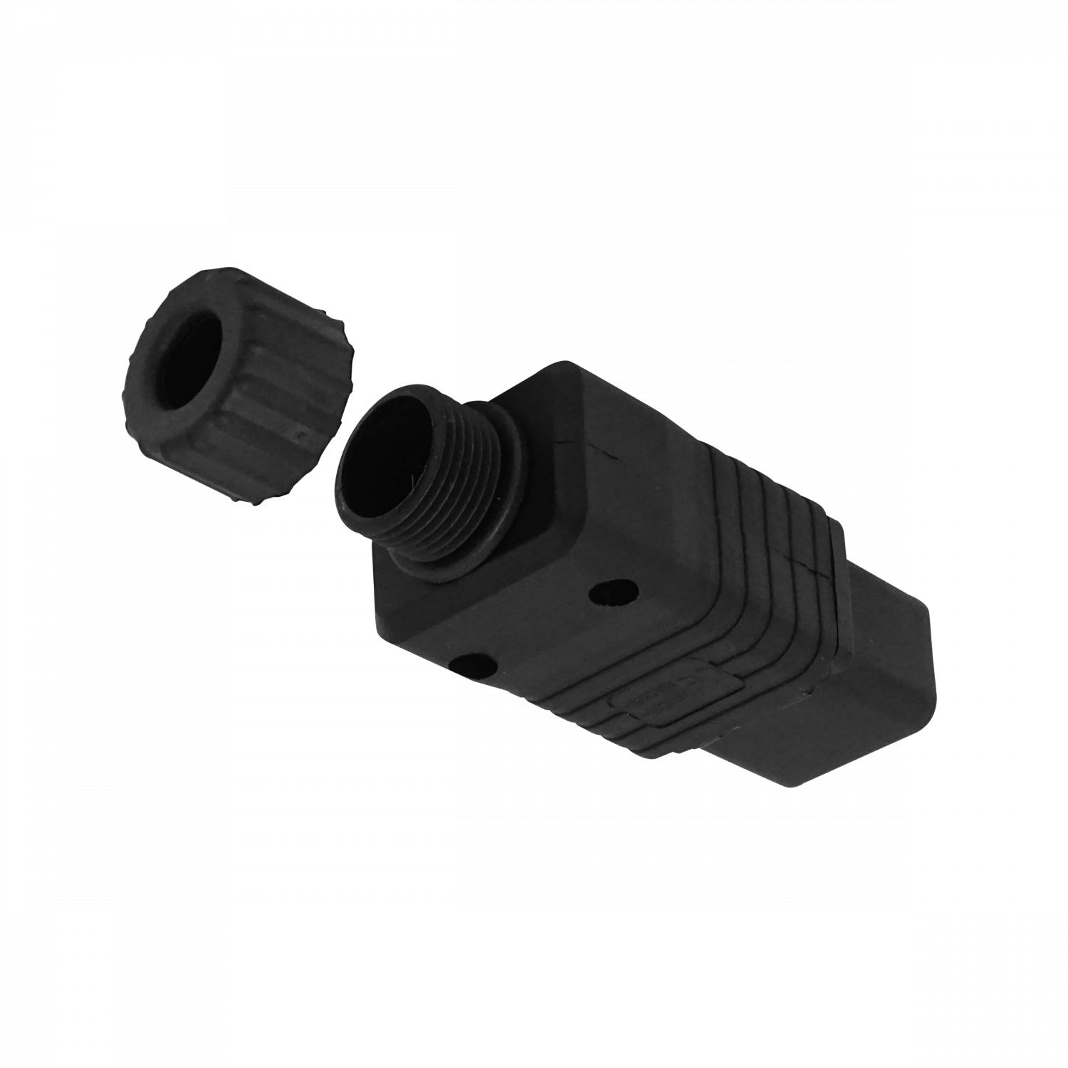 Enchufe Hembra C19 Volante 16A Negro para UPS de alta potencia 3