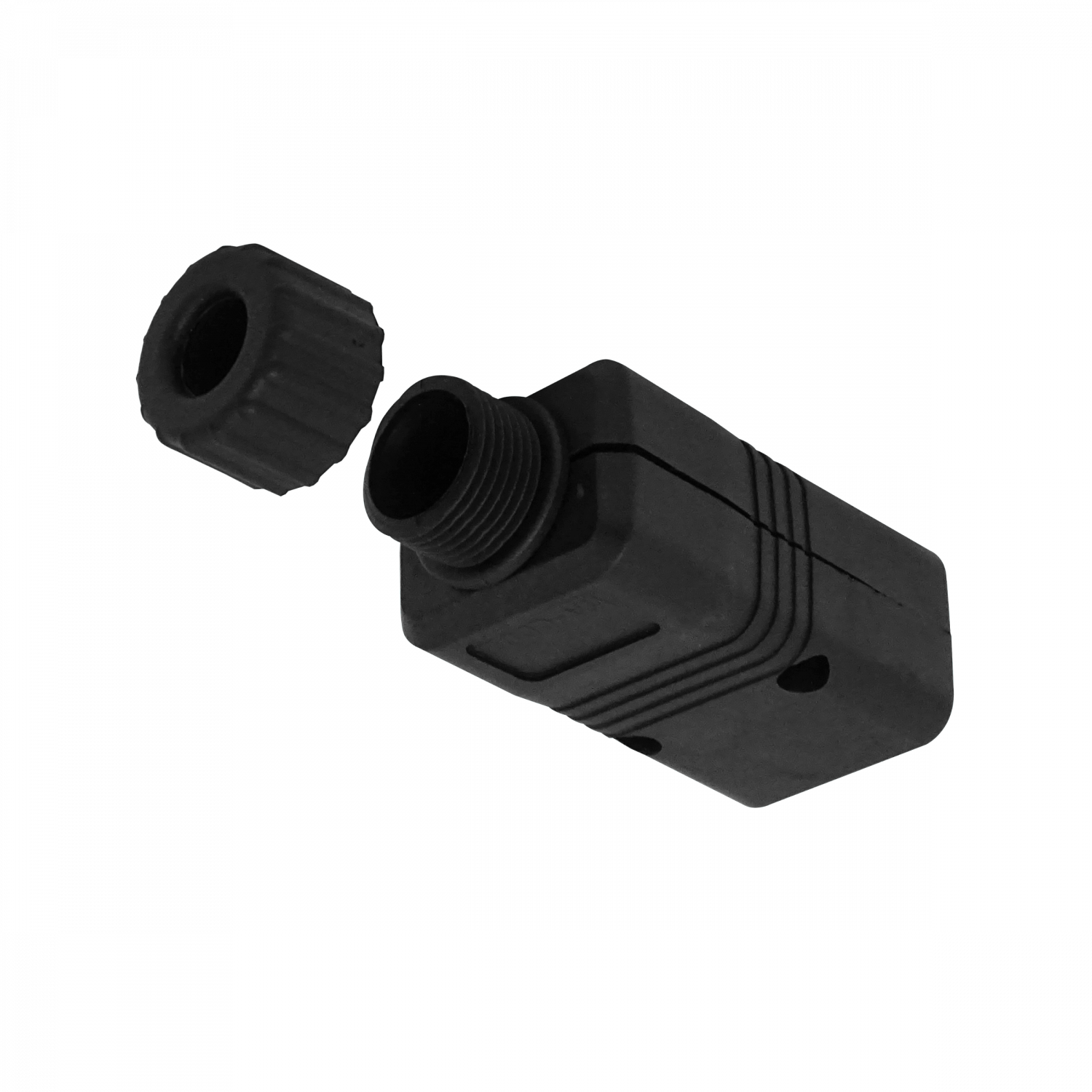 Enchufe Macho C20 Volante 16A Negro para UPS de alta potencia 1