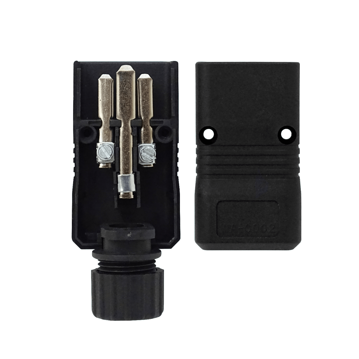 Enchufe Macho C20 Volante 16A Negro para UPS de alta potencia 2