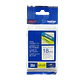 Cinta laminada Brother TZ-243, Texto Azul sobre Fondo Blanco, Ancho 18mm, Longitud 8m - Miniatura 3