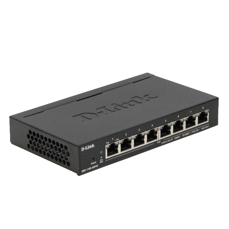 Switch Gestionable D-Link DGS-1100V2, 8 Puertos, Interfaz Web, 16Gbit/s, QoS 5