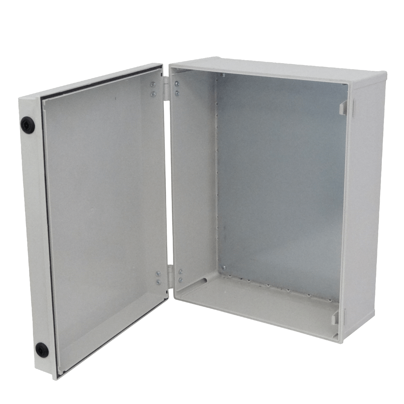Tablero Estanco 400x500x200 mm, IP66, Plastico Gris con Placa, KG-4050  5