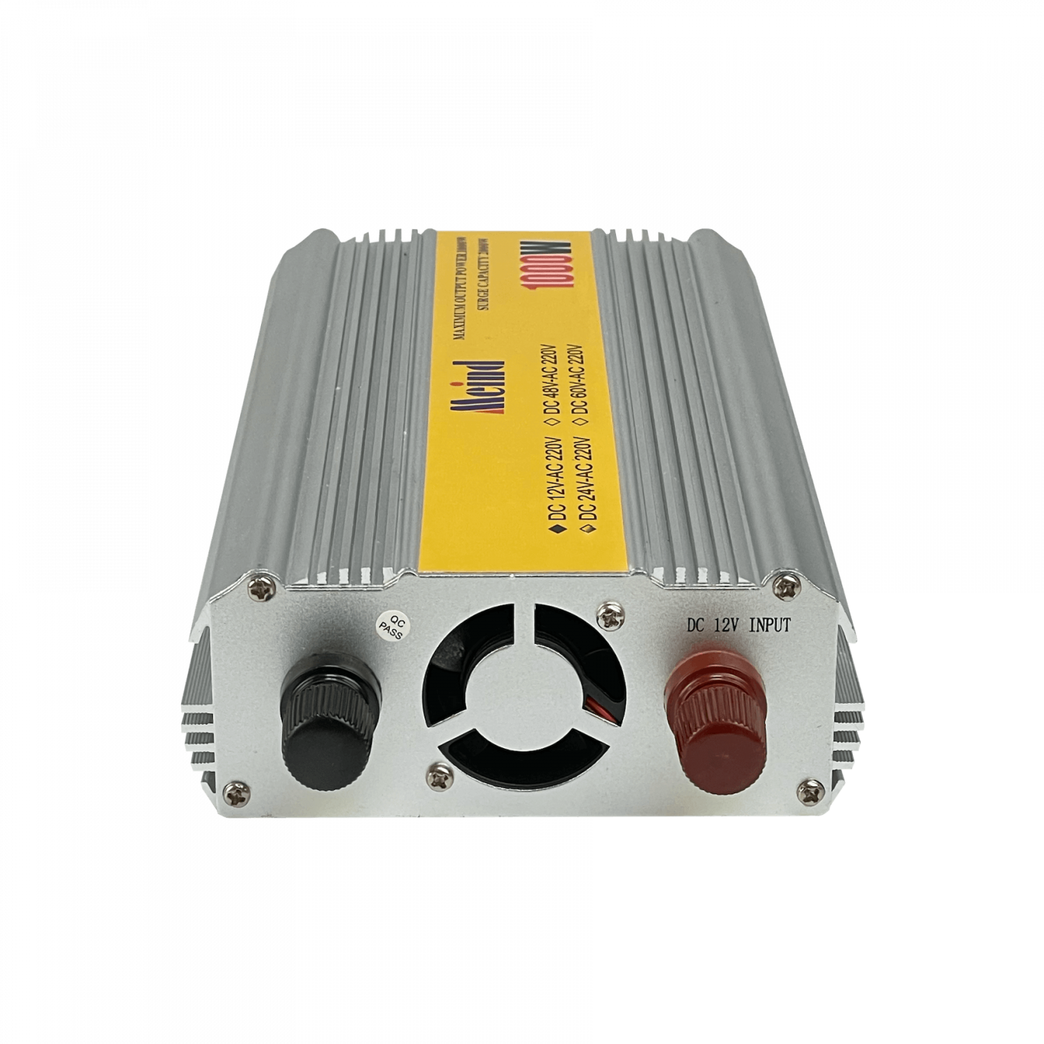 Inversor 1000W, Entrada 12V DC, Salida 220V/50Hz, Multinorma con Ventilador, Máx. 2kW 4