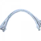 Pack x4 Cable Patch LINKMADE Cat6 Blanco 30cm LSZH UTP Inyectado Multifilar - Miniatura 1