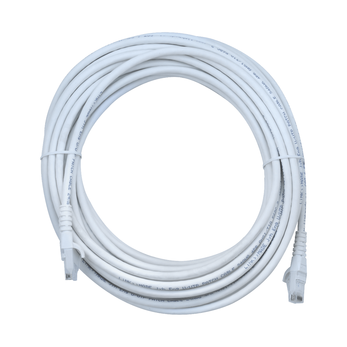 Cable Patch LINKMADE Cat6 Blanco LSZH UTP 10 metros Inyectado Multifilar para Instalaciones Amplias 1