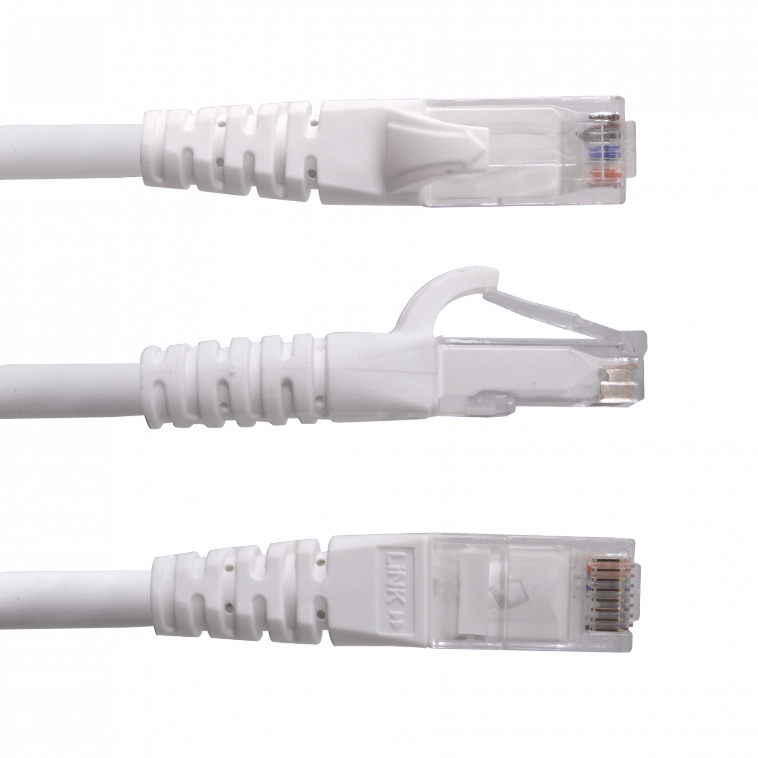 Cable Patch LINKMADE Cat6 U/UTP Blanco LSZH, 15m, Inyectado, Multifilar 1