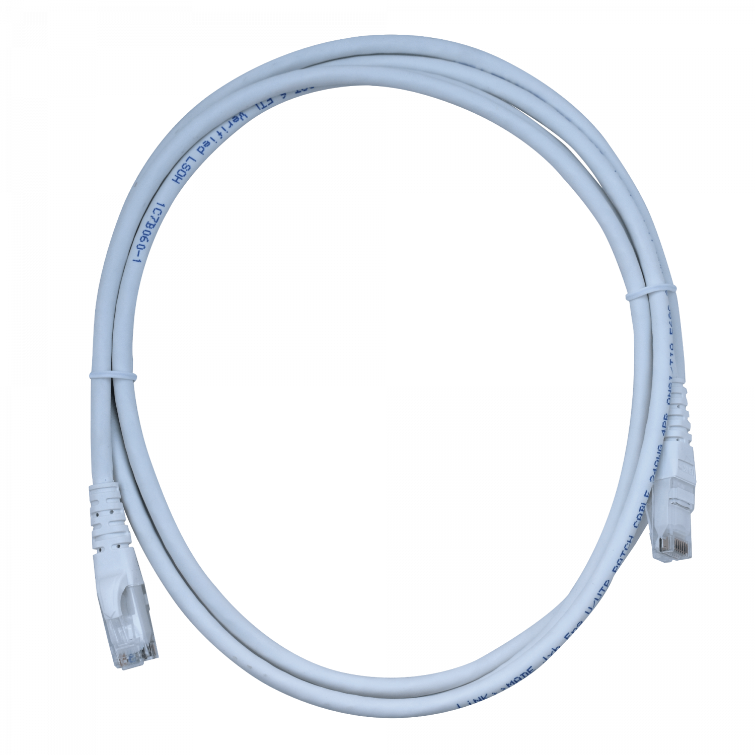 Cable Patch LINKMADE Cat6 Blanco LSZH UTP 2 metros Inyectado Multifilar para Redes Fiables 1