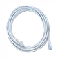 Cable Patch LINKMADE Cat6 U/UTP 7mt Blanco LSZH Inyectado Multifilar - Miniatura 1