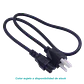 Americano-Macho Trebol-Hembra Cable Poder 60cm USA EEUU - Miniatura 1