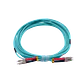 5mt LC-LC OM3 MultiModo MM Duplex Jumper Fibra 3.0mm 50/125um LSZH - Miniatura 1