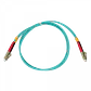 1mt LC-LC OM3 MultiModo MM Duplex Jumper Fibra 3.0mm 50/125um LSZH - Miniatura 2