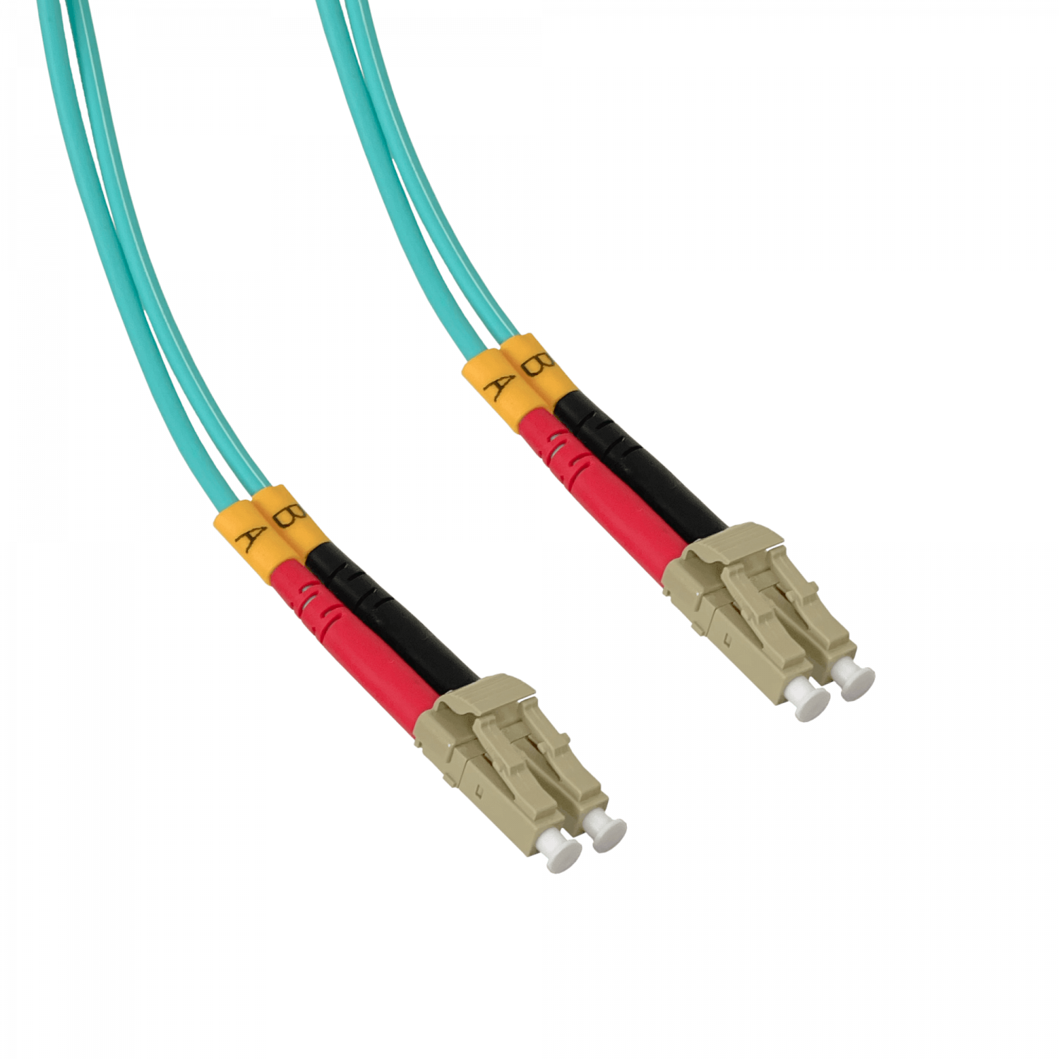 1mt LC-LC OM3 MultiModo MM Duplex Jumper Fibra 3.0mm 50/125um LSZH 3