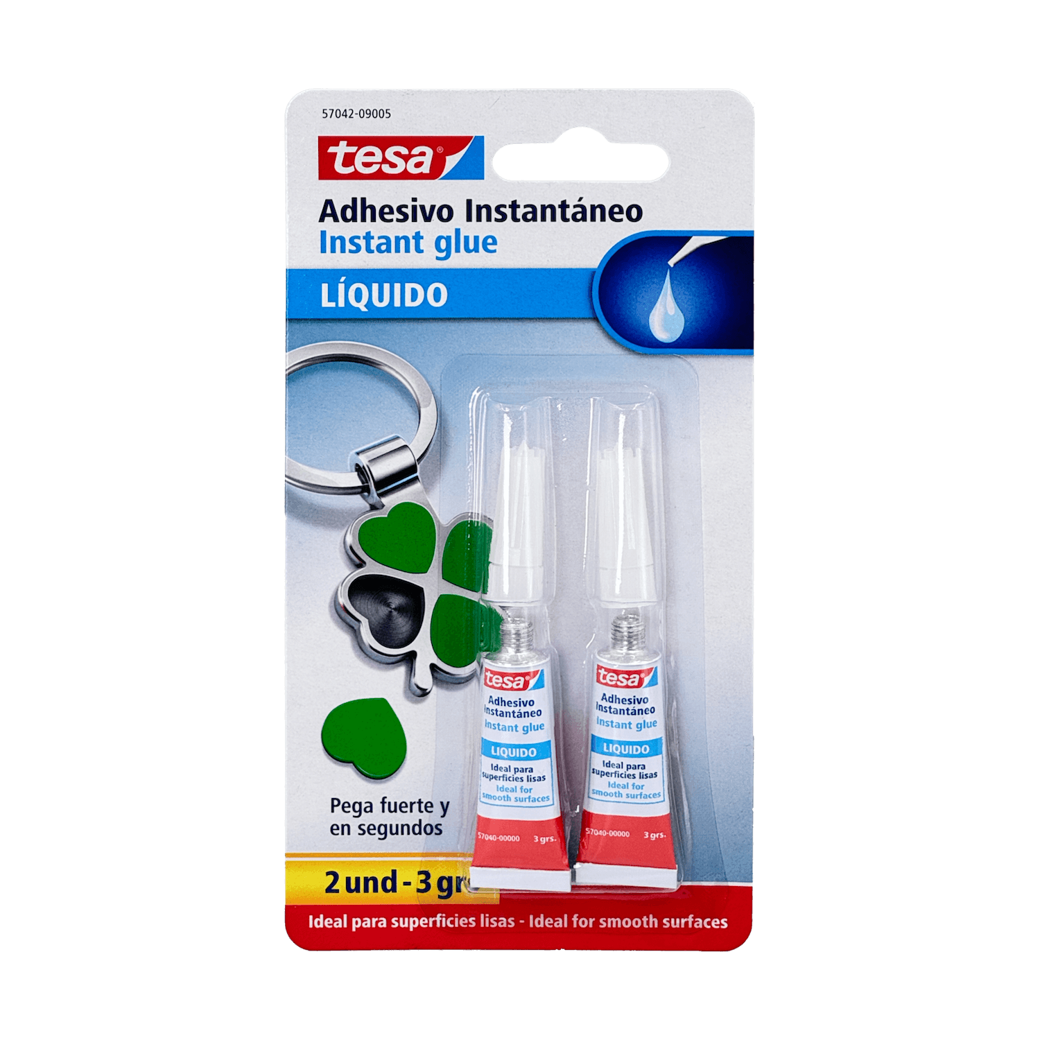 TESA Pegamento Gel 2x3gr Adhesivo instantaneo Universal 1