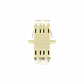LC-LC Beige MM DX-Duplex Copla p/Fibra Adaptador p/Cabecera-CL/Caja - Miniatura 1