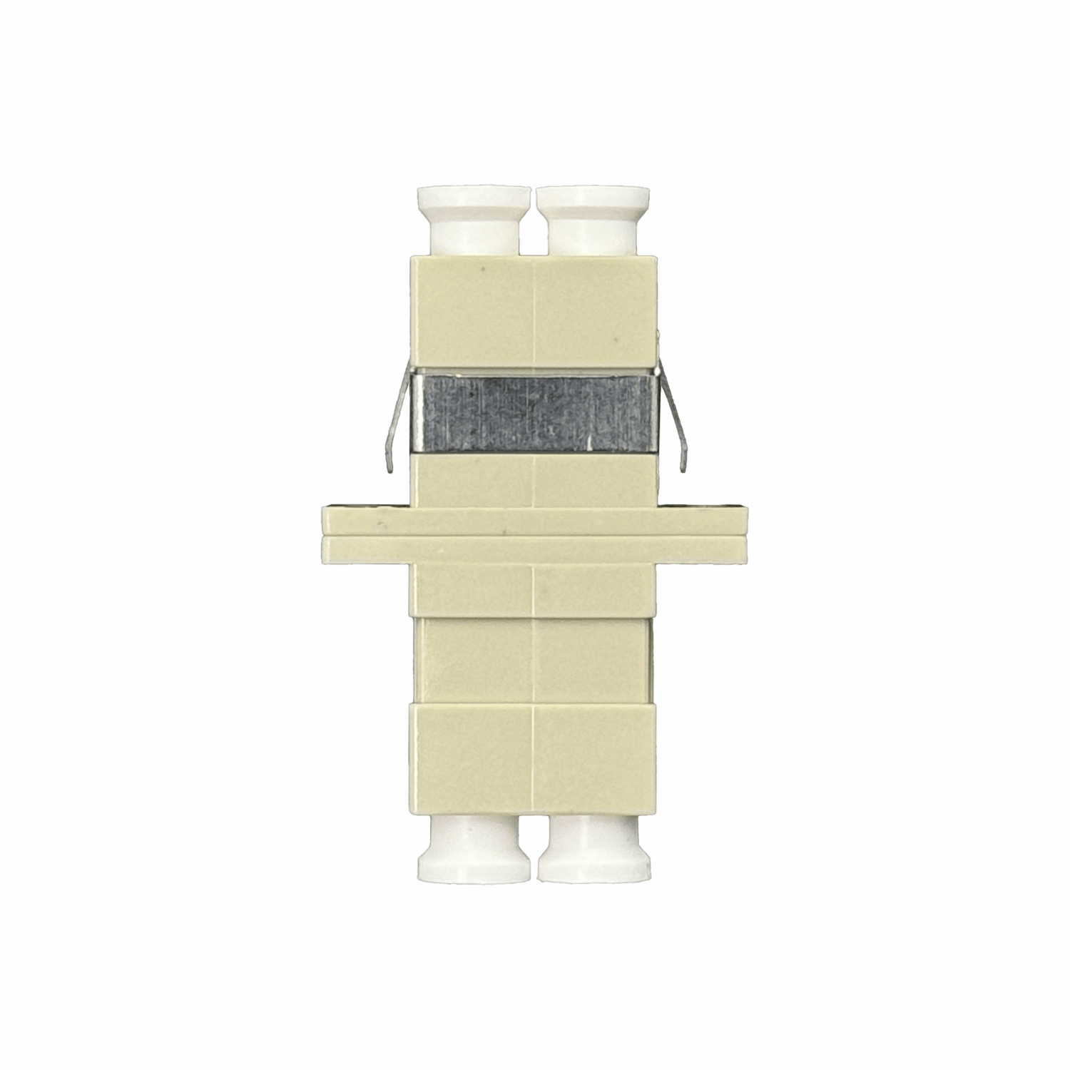 LC-LC Beige MM DX-Duplex Copla p/Fibra Adaptador p/Cabecera-CL/Caja 4
