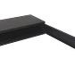 Gabinete Mesa LINKMADE RK02-3L 2U 30cm Fondo Negro Liso Puerta de Fierro - Miniatura 5