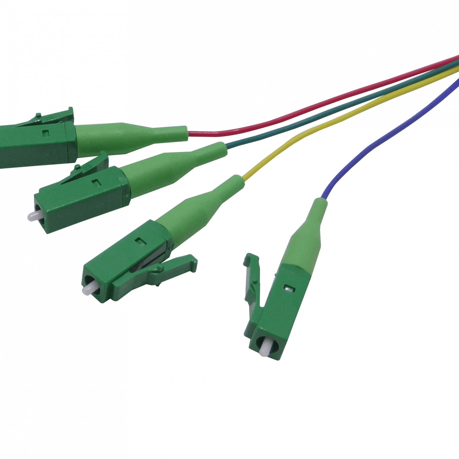 LC/APC SM 1,5mt 4-unidades Pigtail 150cm 0,9mm 1.5mt MonoModo 9/125um 2