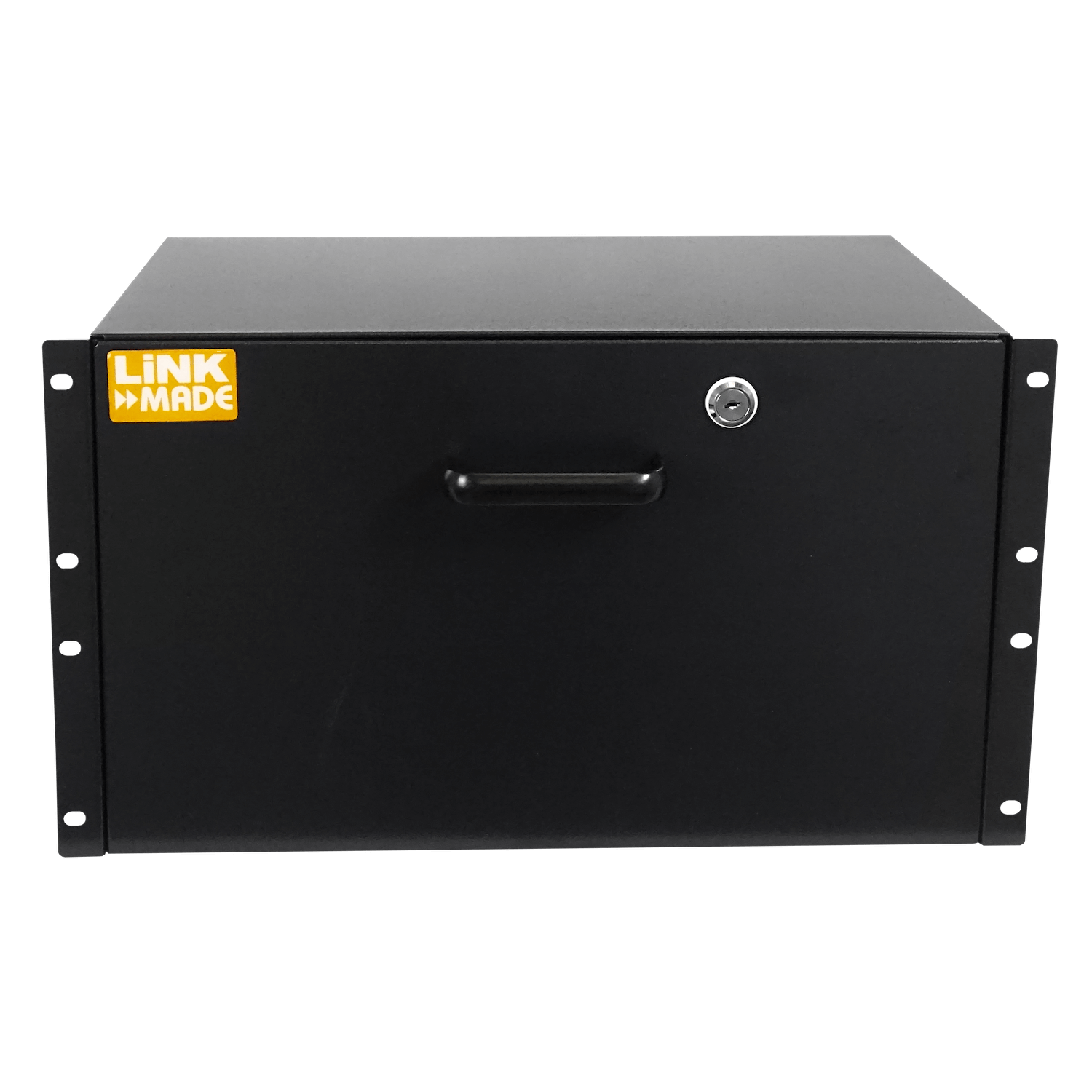 Bandeja con Llave LINKMADE RAC-6U 6U Negra Rack Profundidad 30cm Altura 6RU 1