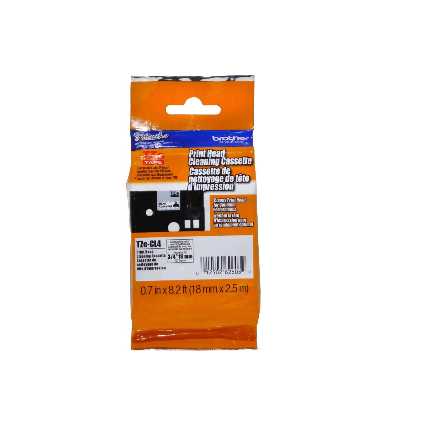 Cinta limpieza Brother TZE-CL4 18mm 25m 100 usos 1