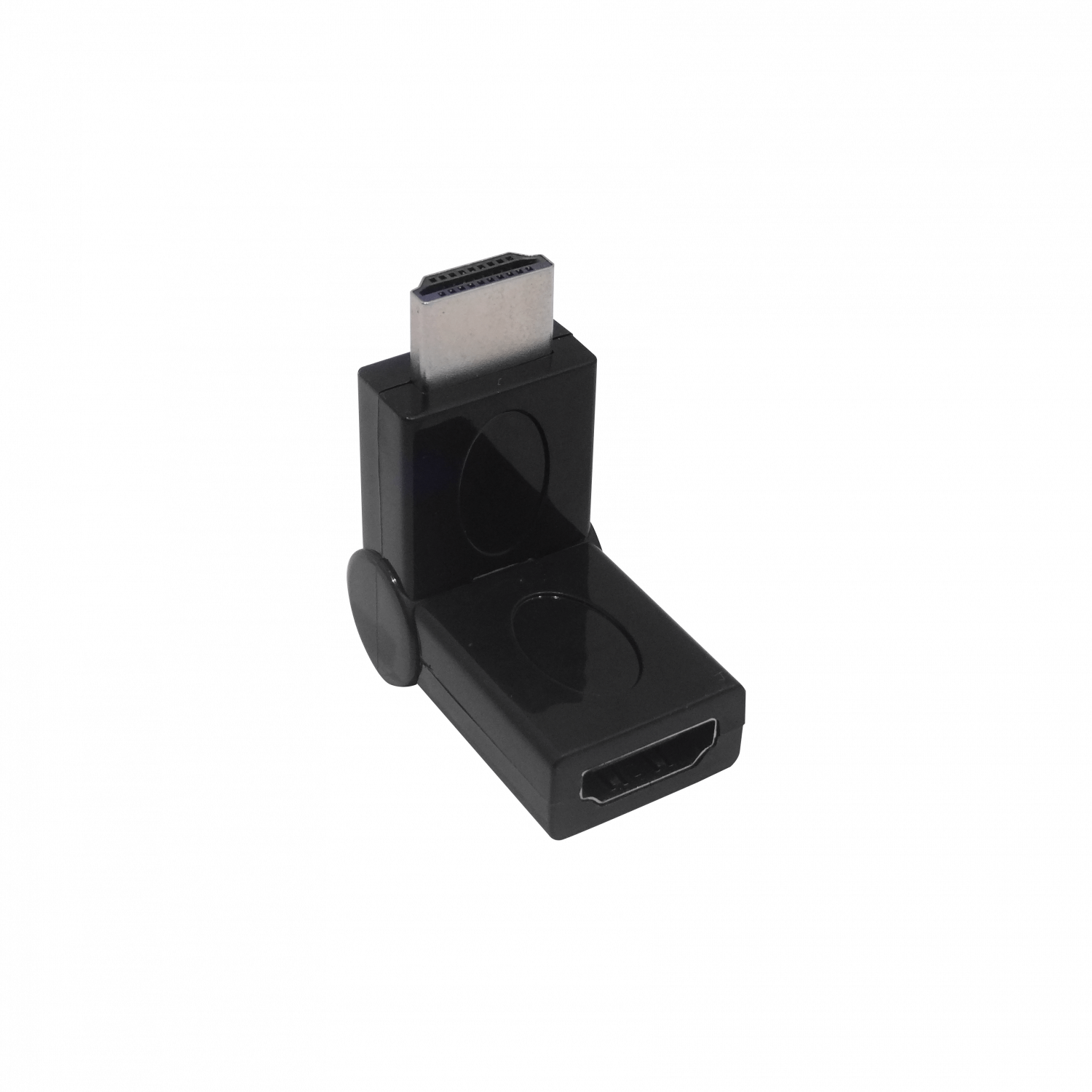Pivote Bisagra HDMI v1.4 3D 4K Macho-Hembra 180-Grados 2