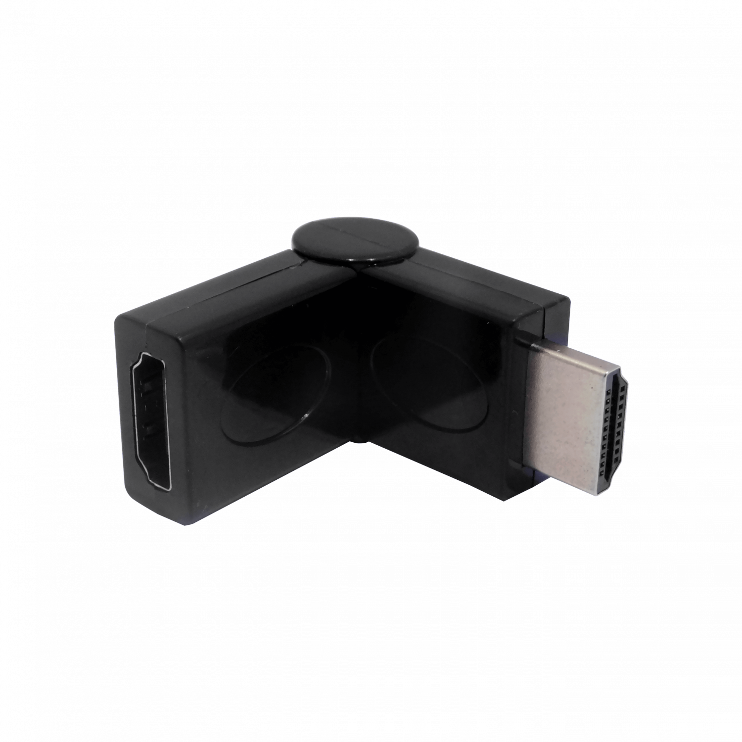 Pivote Bisagra HDMI v1.4 3D 4K Macho-Hembra 180-Grados 4