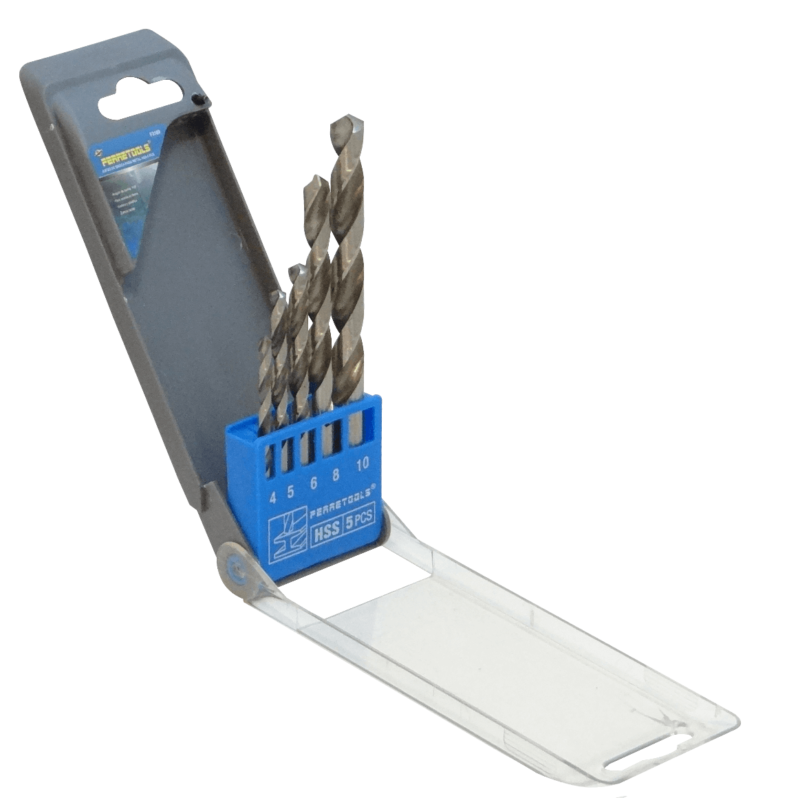 Brocas Metal 4x75mm 5x87mm 6x93mm 8x117mm 10x132mm Juego-5un. F3169 1
