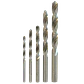 Brocas Metal 4x75mm 5x87mm 6x93mm 8x117mm 10x132mm Juego-5un. F3169 - Miniatura 3