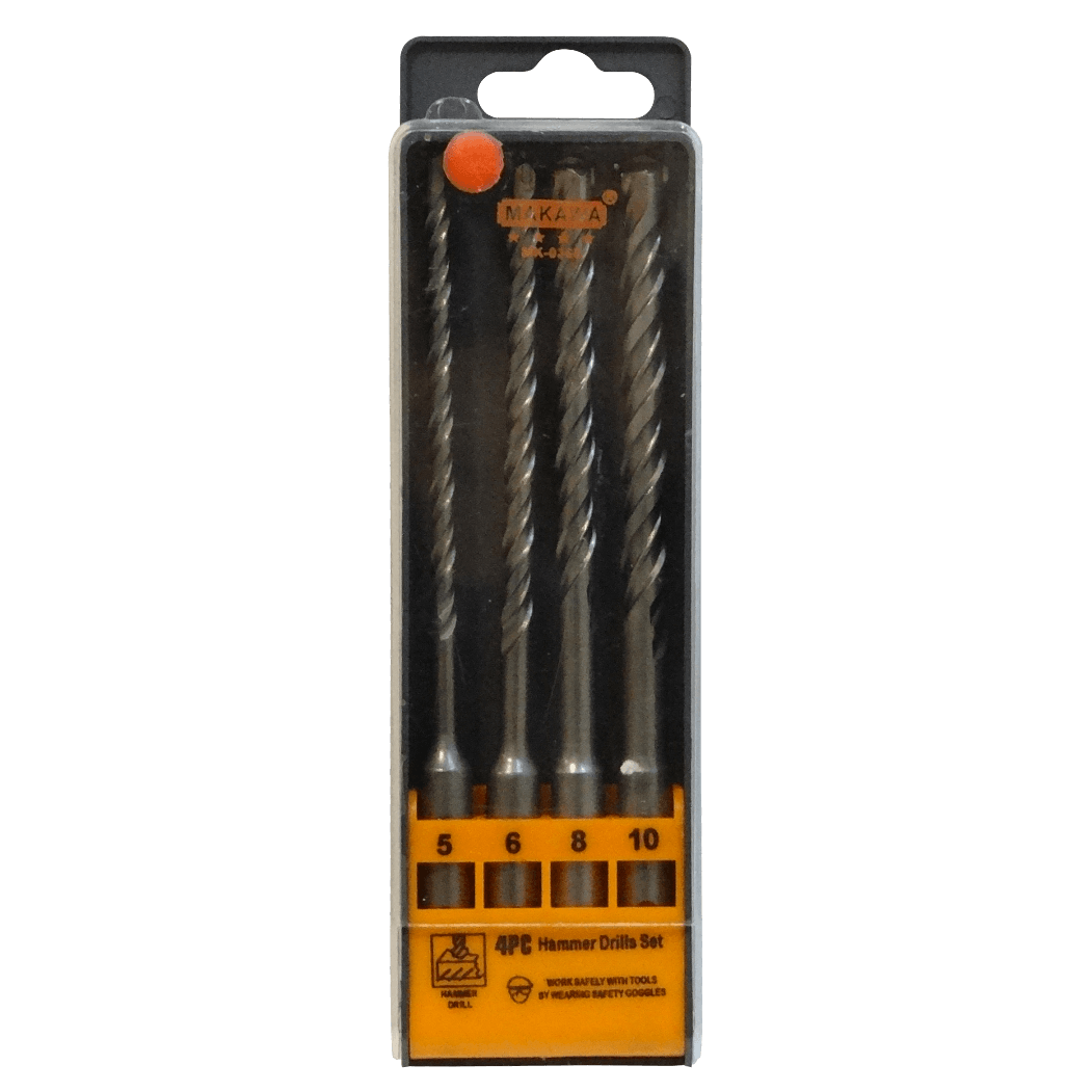 Brocas Rotomartillo 5-6-8-10mm x100mm Juego-4u. Concreto SDS sim-Hilti 2