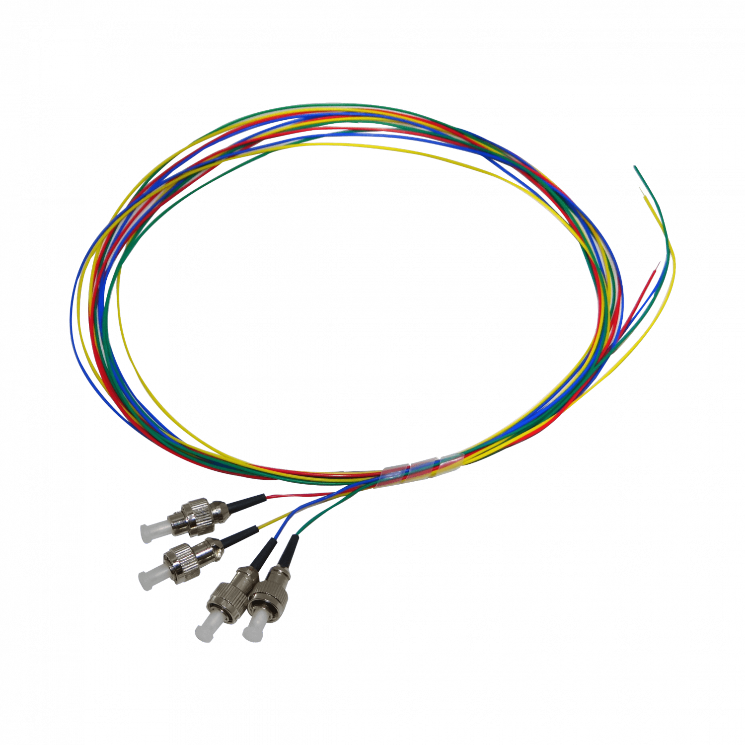 FC/UPC OM3 Multimodo 1,5mt 4-Unidades Pigtail 50/125um 0,9mm 150cm 1