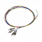 FC/UPC OM3 Multimodo 1,5mt 4-Unidades Pigtail 50/125um 0,9mm 150cm - Miniatura 1