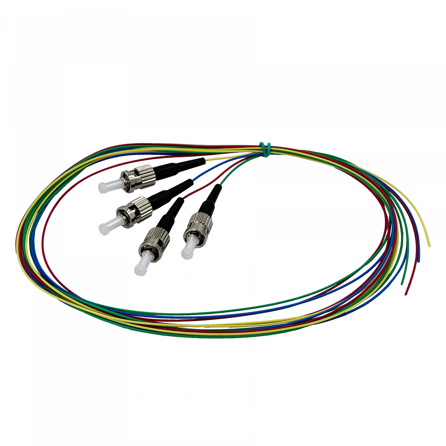 ST/UPC OM3 Multimodo 1,5mt 4-Unidades Pigtail 50/125um 0,9mm 150cm 2
