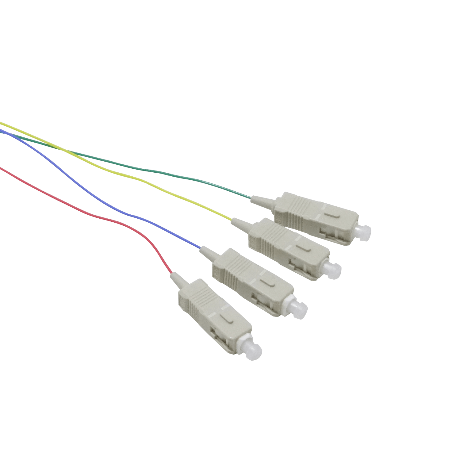 SC/UPC OM3 Multimodo 1,5mt 4-Unidades Pigtail 50/125um 0,9mm 150cm 1