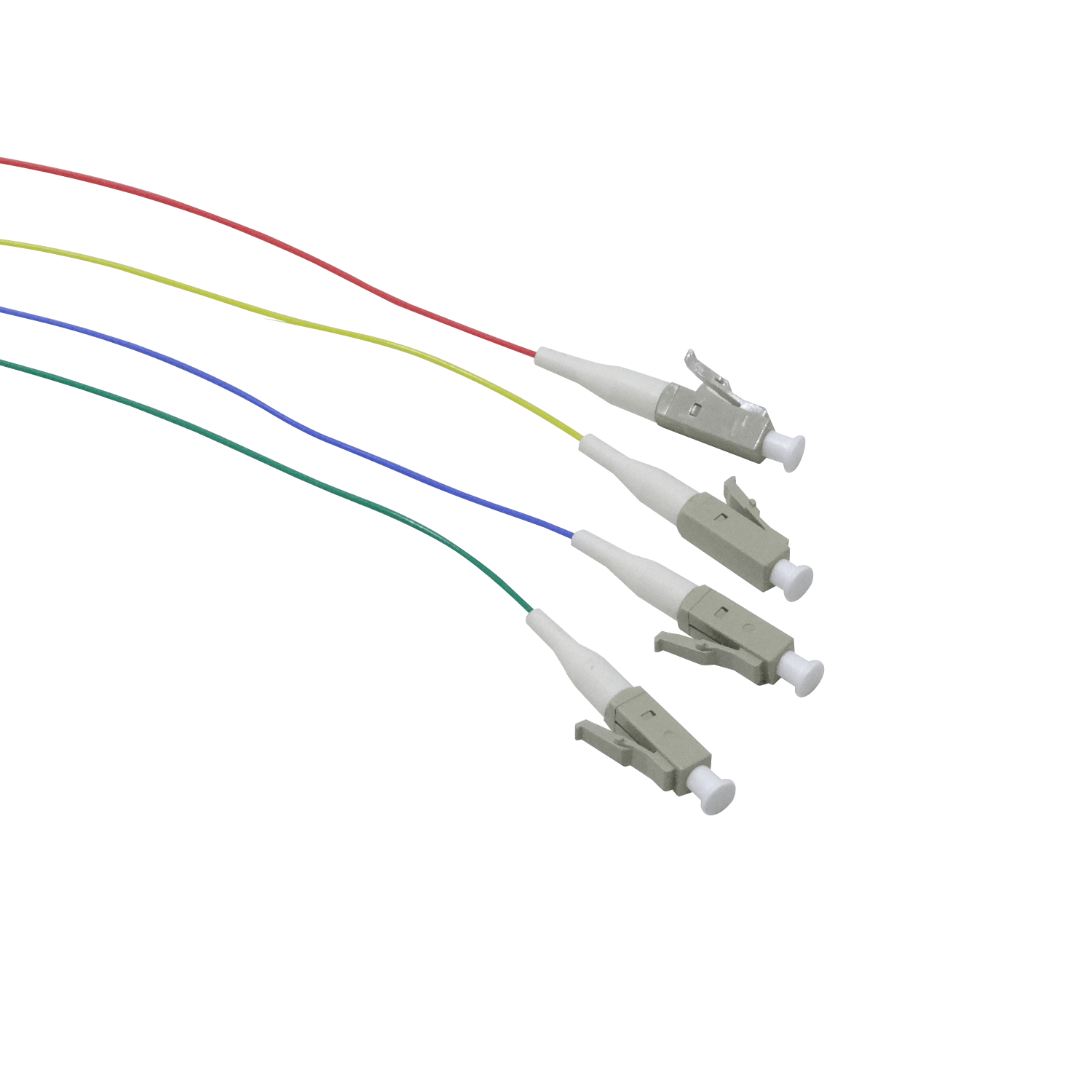 LC/UPC OM3 Multimodo 1,5mt 4-Unidades Pigtail 50/125um 0,9mm 150cm 1