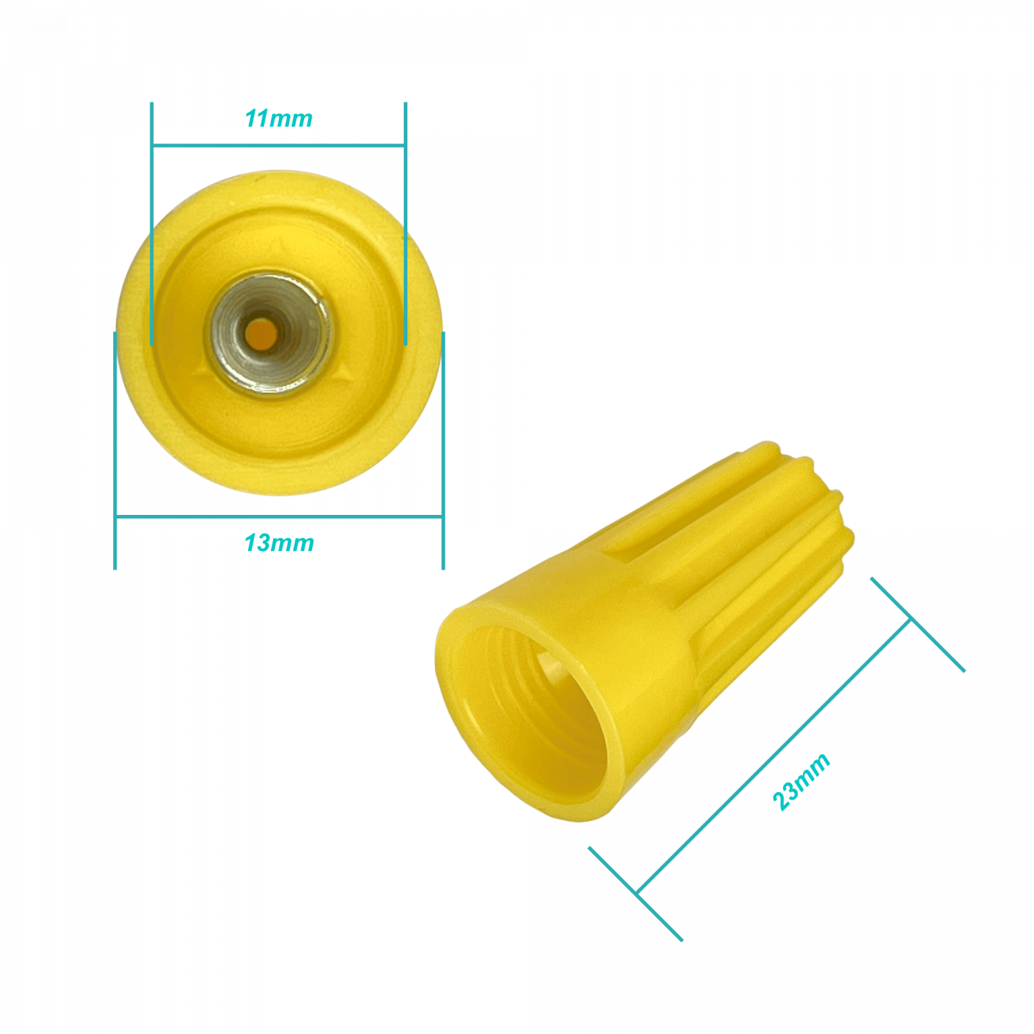 nro.44 20-unids. Conector Conico 22-10AWG 0,5-6,0mm2 1