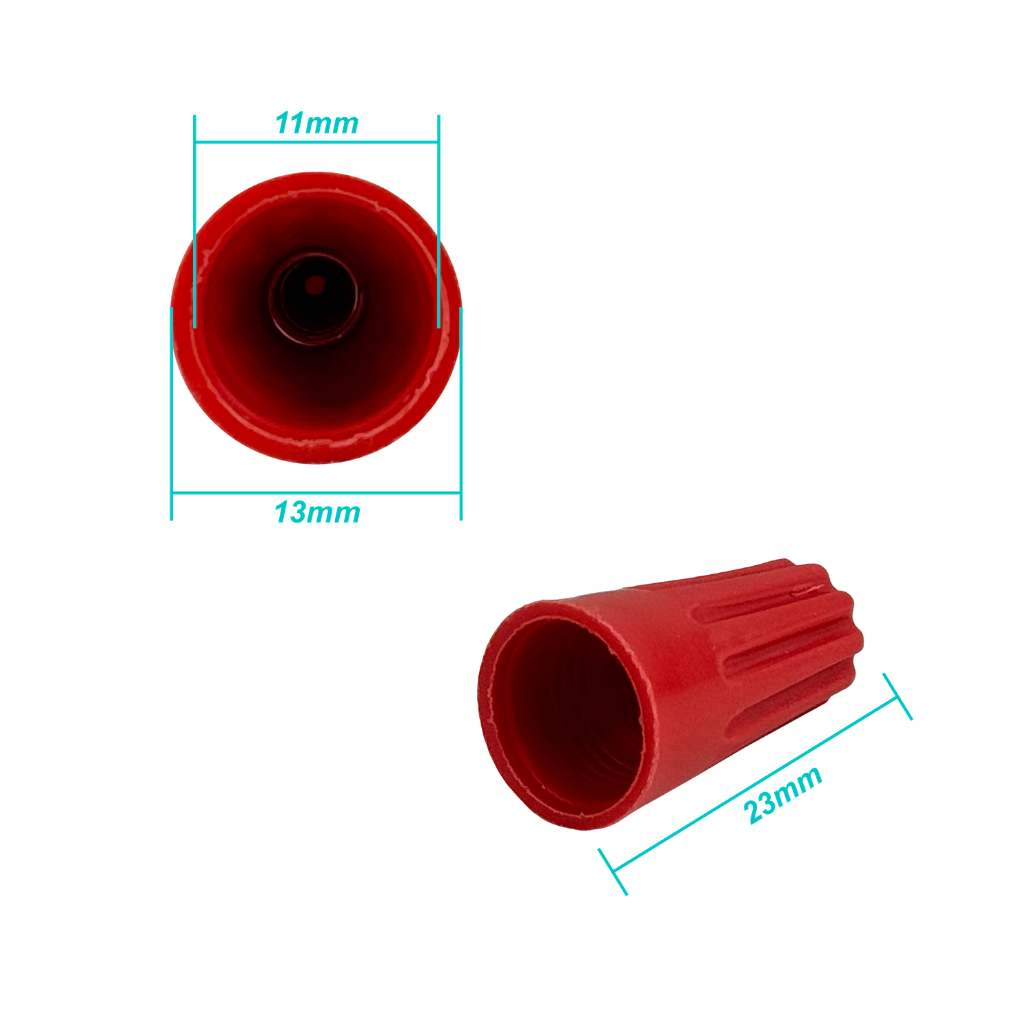 nro.44 20-unids. Conector Conico 22-10AWG 0,5-6,0mm2 8