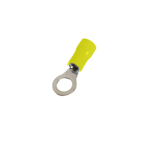 RV5.5-5 Ojo-5,3mm 4-6mm2-Cable 50-unids. Conector Amarillo Aislado PVC 1