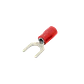 Horquilla-6,5mm 0,5-1,5mm2 100-un Conector Rojo Aislado PVC - Miniatura 2