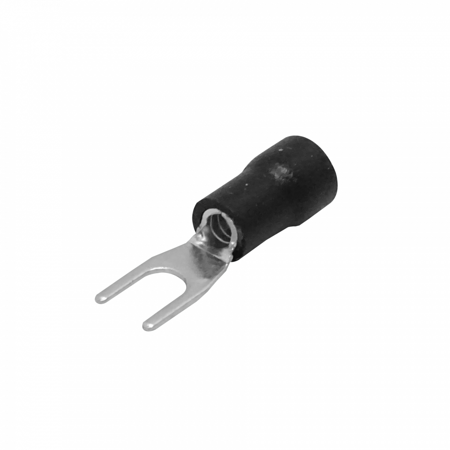 Horquilla-3,7mm 1,5-2,5mm2 100-un Conector Negro Aislado PVC SVS2-3.5 1