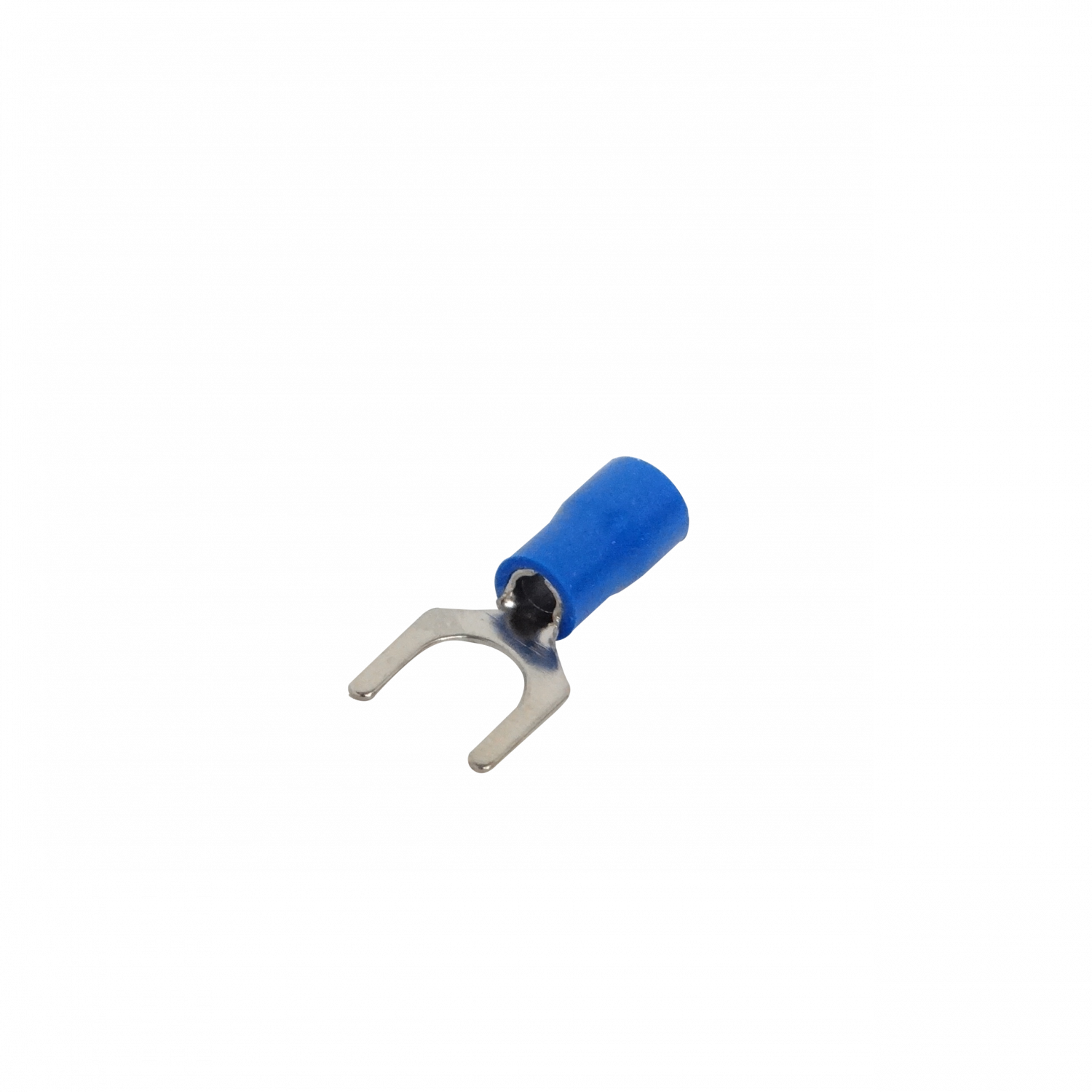 Horquilla-6,5mm 1,5-2,5mm2 100-un Conector Azul Aislado PVC 1