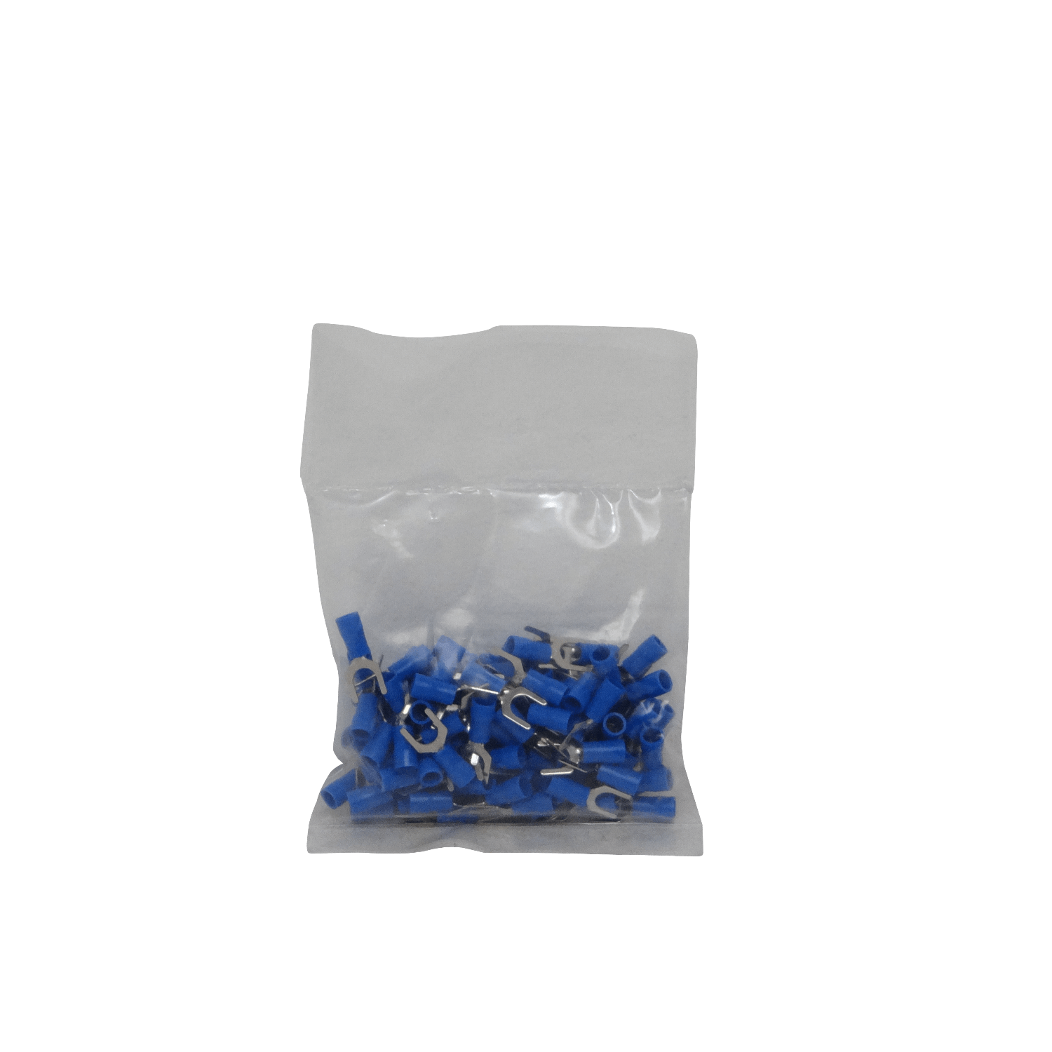 Horquilla-6,5mm 1,5-2,5mm2 100-un Conector Azul Aislado PVC 2