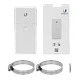 Adaptador PoE G2, 1 SFP/1 RJ45, exterior, 24-57V, UBIQUITI F-POE-G2 - Miniatura 5