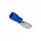 6,35x0,8mm Azul Macho Semi-Aislado Faston 1,5-2,5mm2 100-un PVC - Miniatura 3