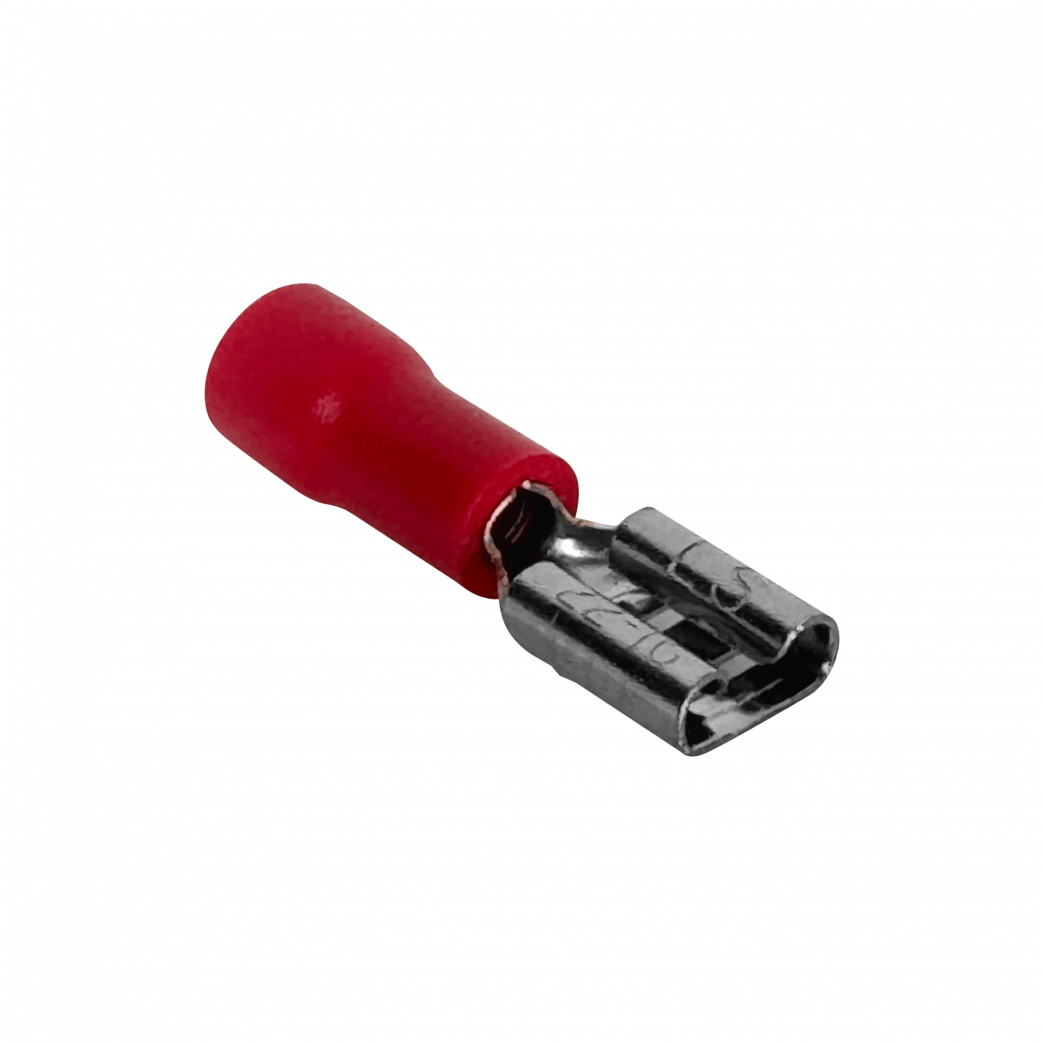 4,8x0,5mm 100u Rojo Hembra Semi-Aislado Faston 0,5-1,5mm2 FDD1.25-187 3