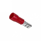 2,8x0,8mm Rojo Hembra Semi-Aislado Faston 0,5-1,5mm2 100-un PVC - Miniatura 2