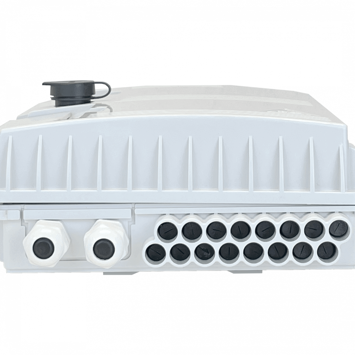 Caja NAP de Fibra Óptica 16 Puertos Rectangular IP65 con Llave - BOX-16 2