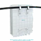 Caja NAP de Fibra Óptica 16 Puertos Rectangular IP65 con Llave - BOX-16 - Miniatura 3